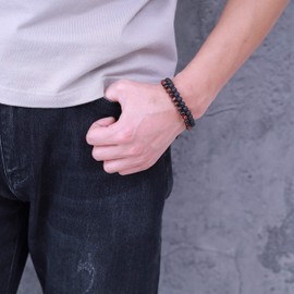 COAI Gemstones Hand-knotted Double Layer Bracelet, Gemstone