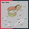 KOTARBAU® Set of 2 Swing Hooks 50 mm Round Wood