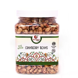 NY Spice Shop Cranberry Beans (Borlotti Beans) Jar Item Weight 1.5lb-5lb - 1.5 lbs