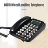 Desktop Wired Landline Telephone with Large Buttons Hands-free Calls Adjustable