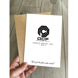 Robocop Birthday Card - Funny Movie Themed Cards for him/her