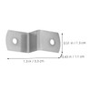 WOONEKY 50Pcs Z Photo Frame Fasteners Offset Canvas Clips for
