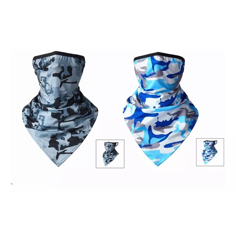 Mack222 3pz Bufanda Bandana + Mangas + Gorra, Protección Uv,