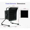 Valtcan Solder Fume Extractor Smoke Absorber Remover VALT921 Bench Top