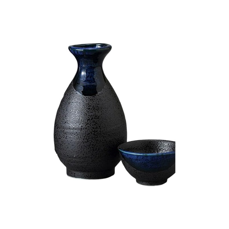 Ale-net Sake Set Tokkuri Ochoko Set, 3.0 x 5.7 inches