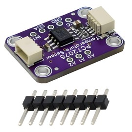 tictocstore 1pcs PCT2075 11-Bit High-Accuracy I2C Temperature Sensor – QT/Qwiic Compatible with 27-Address Multi-Device Support