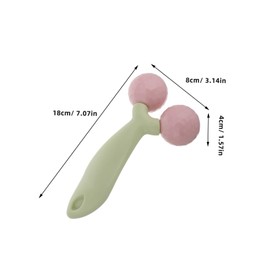 SAFIGLE Shaped Manual Face Roller Massage Tool Facial Relaxation Device for All Skin Types Portable Face Care Supply for Home Travel Alleviate Facial Fatigue Relax Muscles