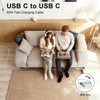 AIAUXAI 30ft USB C Cable,Extra Long 60W USB C to