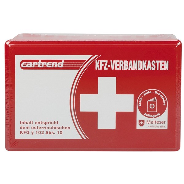 cartrend KFZ-Verbandkasten Ãsterreich, Inhalt Entspricht Ãsterreichischem KFG 102 ABS 10