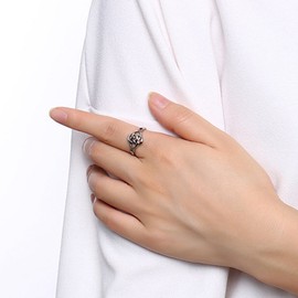 Jude Jewelers Stainless Steel Plain Classical Celtic Love Knot Ring (Silver, 3.5)