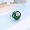 Mytyts Enamel Statement Rings for Women Fashion Crystal Cocktail Anniversary
