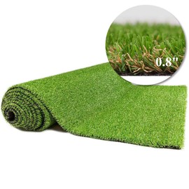 Conscience Trading Artificial Grass 0.8" Customized Size Astroturf for Dogs Fake Grass Outdoor Rug 4-Tone Color,Natural Looking Synthetic Lawn,Garden, Yard,Pool,Floor Realistic Turf