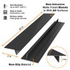 Foldable Stove Gap Filler Kitchen Counter Range Guards 25inch,Silicone Stove