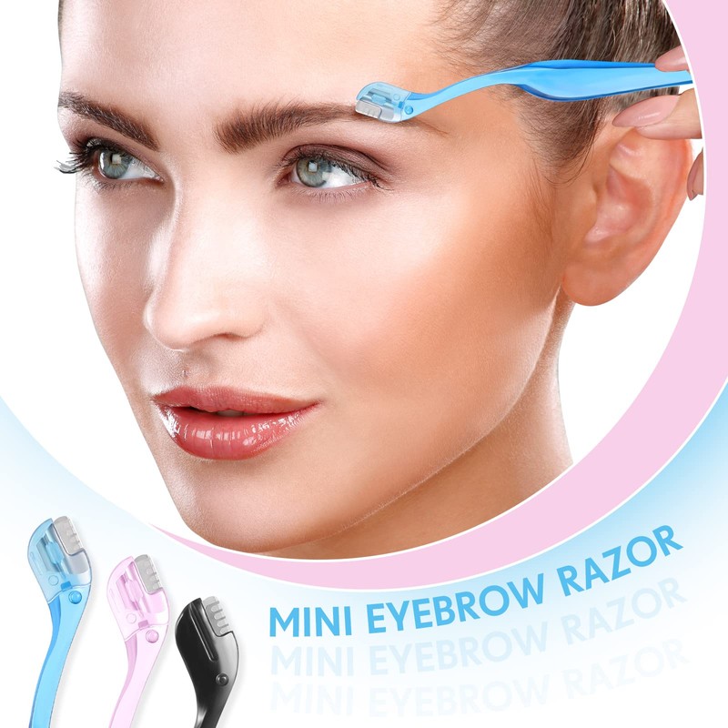 6Pcs Eyebrow Razor Mini Eyebrow Razor Trimmer Female Face Shaver