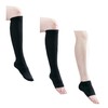 phiten 1409VW441106 TI Socks (TI+Ag) Open Toe Black LL25-27 cm