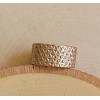 Megical Basket Pure Copper & Silver Adjustable Ring Pyramid Weave