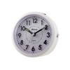 Ravel - Ruxley 3D Quartz Alarm Clock - White