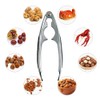 oujilet Nutcracker Walnut Opener Metal Walnut Cracker Hazelnut Cracker with
