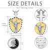 TRISHULA Saint Michael Necklace 925 Sterling Silver Saint Michael Pendant