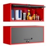 Yizosh Metal Wall Cabinet with Doors, Wall Mounted Storage Cabinet,