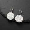 Orthodox Cross Earrings for Women IC XC NIKA Cross Jesus