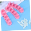 Healeved 9pcs Nail Art Display Rack Elegant Nail Practice Stand