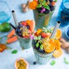 [Angled Tips] 5 Pcs 10" Reusable Bubble Tea Straws &