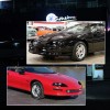 GTINTHEBOX Bumper Lights Fit 1993-2002 Chevy Camaro Black Signal Parking