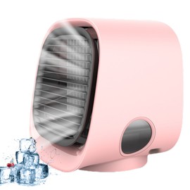 Portable Air Cooler USB Charging  Air Fan Quiet Desktop Cooling Humidifier Fan for Home Office Dorm Travel