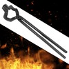 Bonbo Knife making Tongs Blacksmith Tongs 16"Z- V-Bit Style Tongs,