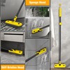 JEHONN Shower Cleaning Brush, 53.5 inches Long Handle Scrubbing Brush,