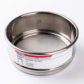 Adamas-Beta φ10×4.5cm 150 Mesh 304 Stainless Lab Sieves Economy Test Sieve 304 Stainless Steel Wire Cloth（0.1mm）