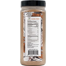 Soeos Galangal Powder 8 oz, Ground Galangal, Alpinia Galanga, Non-GMO, Kosher, Galangal Ginger Powder for Thai Soup, Tom Yum Soup, and Tea