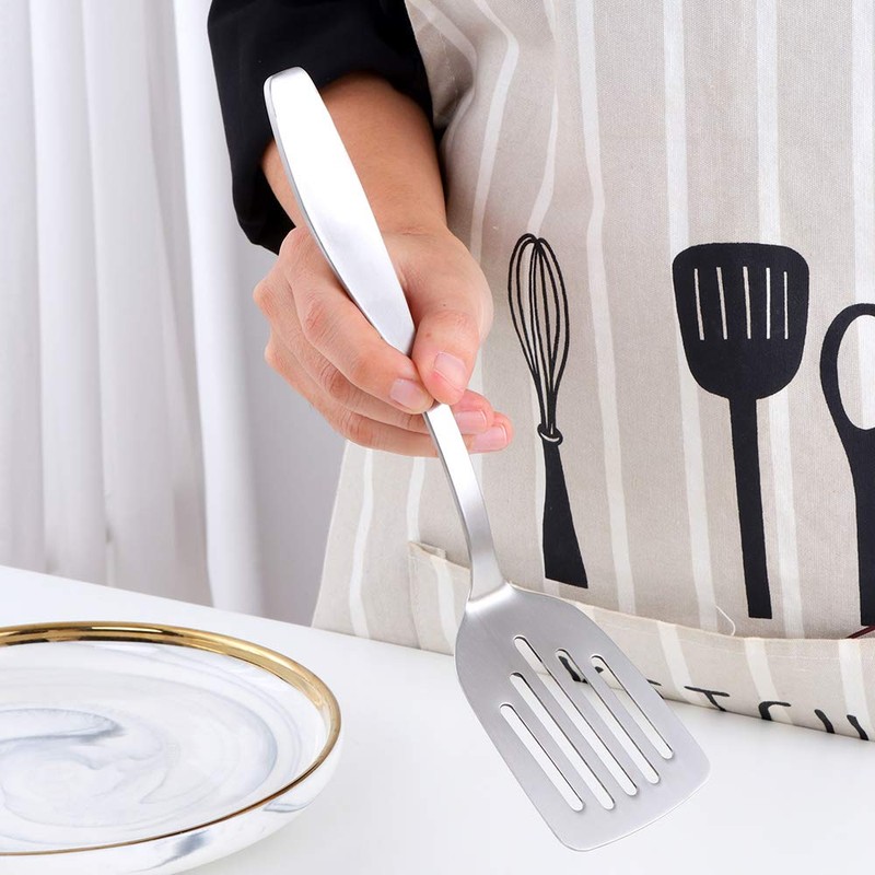 EDAR All Stainless Steel Turner, Spatula, 18-8 Stainless Steel, Length