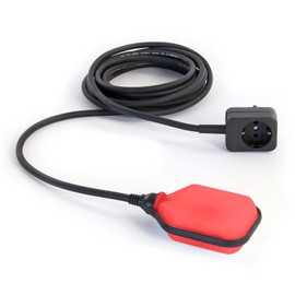 Wiltec Replacement Pond Pump - Aqua Stop Idle Pump Protection - Replacement Idle Protection for Garden Ponds, Level Switch for Ponds with 5 m Cable and Plug