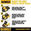 DEWALT DXBC9002 Black/Yellow 2” x 10’ Auto Retractable Ratchet Straps