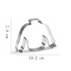 10.2 cm Ugly Sweater Cookie Cutter – Stainless Steel