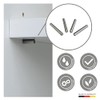 Pack of 40 Diameter 5 mm Stainless Steel Shelf Brackets