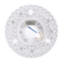 LED Ceiling Fan Light, 4.92 Inch Retrofit Light Kit Replacement 3 Color Dimmable, 18W Flush Mount Round LED Module PC Board for Most Dimmers (230 V)