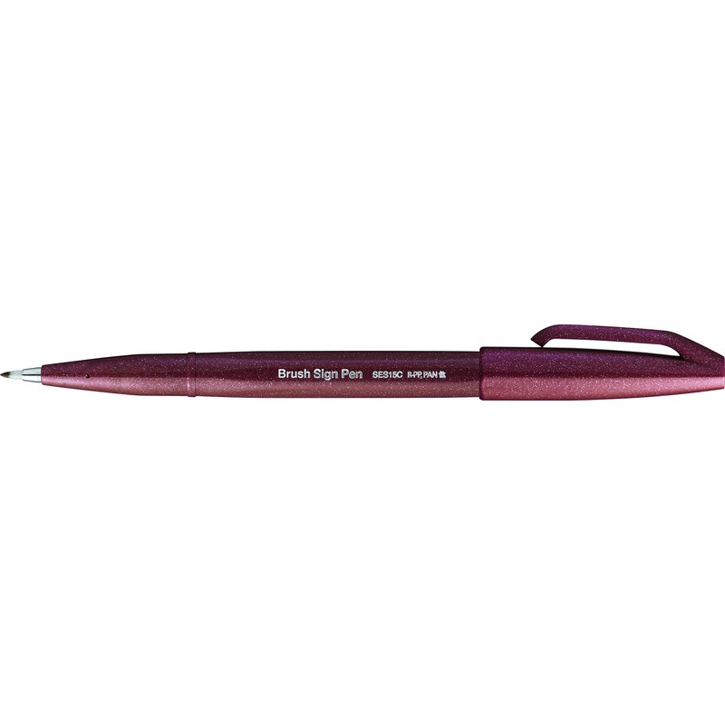 Pentel Pack of 6 Flexi Felt-tip Pens for Sketching /