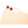 Avery Print/Write Self-Adhesive Removable Labels, 0.75 Inch Diameter, Red, 1008