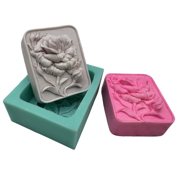 Flower Silicone Soap Molds Flowers DIY Craft Handmade Soap Mold