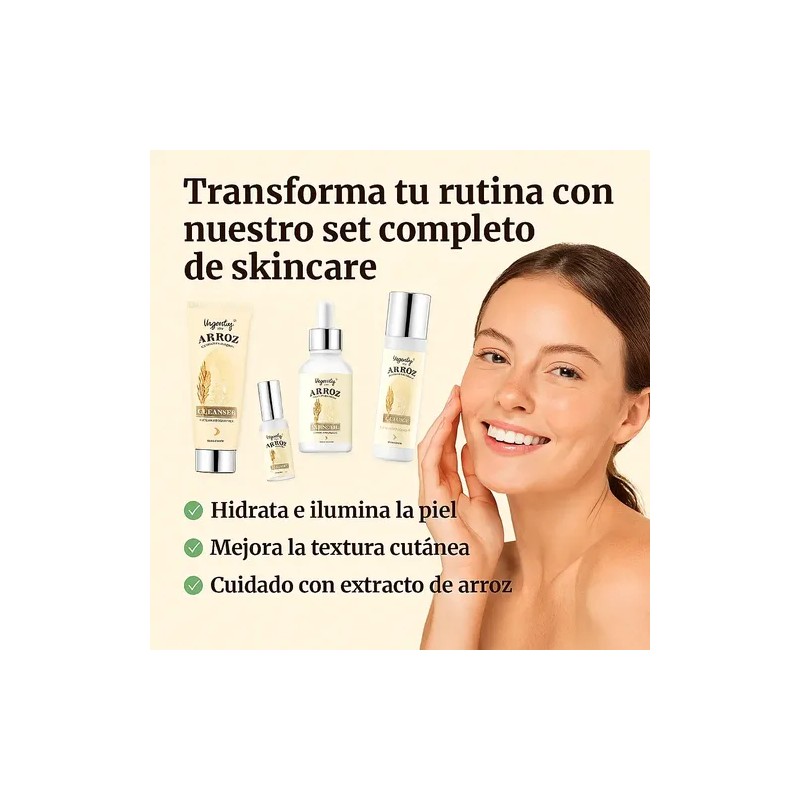 Kit Skincare Dúo Intensivo Sérum Arroz Y Rosa Vogirlog