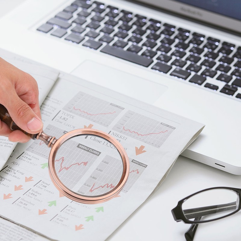 10X Handheld Detachable Wooden Handle Reading Inspection Magnifier Magnifying Glass