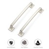 Ravinte 30 Pack Solid 6-1/4" Square Foot Cabinet Arch Pull