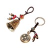 HAMILO Bell Tiger Amulet Key Chain Feng Shui Good Luck
