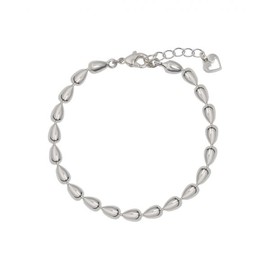 Lovememonster Easy Drops Chain Anklet Silver Lovememonster Easy Water Drop Chain Anklet Silver SILVER / Lovememonster Easy Drops Chain Anklet Silver 러브미몬스터 이지 물방울 체인발찌 실버 SILVER