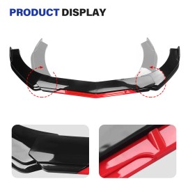 CNPAPC For Toyota Corolla Front Bumper Lip Spoiler Splitter 78.7" Side Skirt Rear Lip