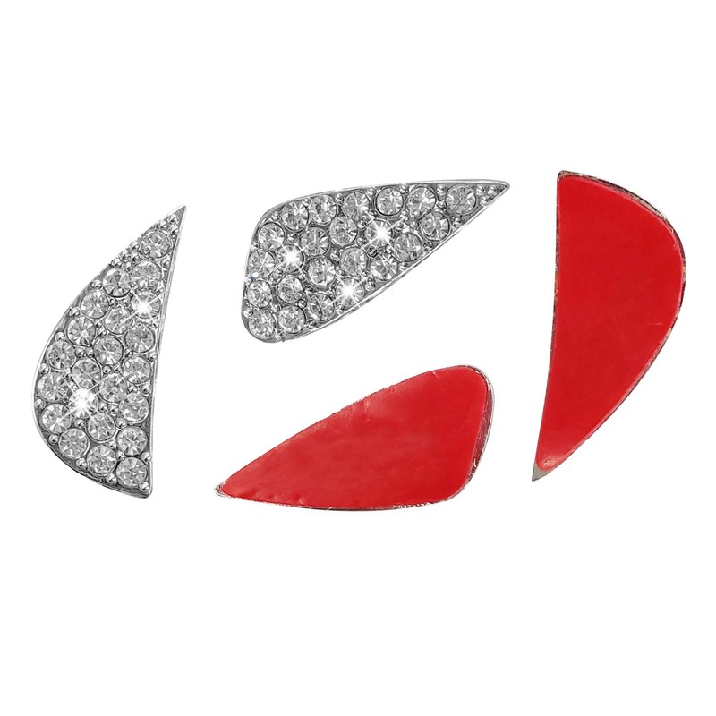 Jaronx Compatible with Hyundai Bling Steering Wheel Emblem 2013-2019, Sparkly