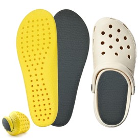 Wide Toe Box Insoles for Barefoot Shoes, Memory Foam (M8-8.5|W10-10.5)